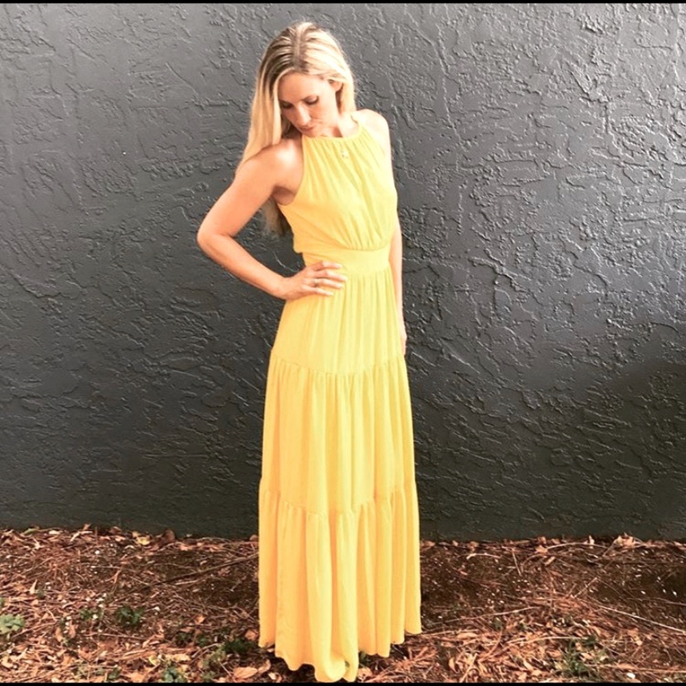 NOT FOR SALE Yellow summer maxi dress